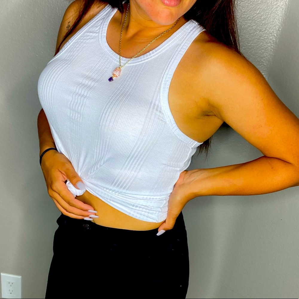 Common Sense medium white tank top